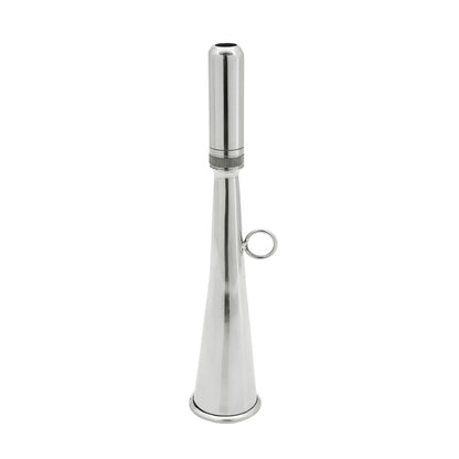 AD Foghorn Stainless Steel Fog Horn Boat Foghorn Handheld Foghorn with Removable Mouthpiece for Yacht Marine Safety