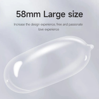 Width-58mm(Length-200mm) Large Size Condoms  Men Latex Condom Safe Contraception Protection Adult Sex Products Intimate Care