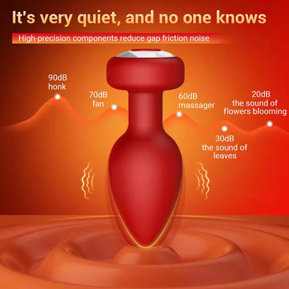 Powerful Small Anal Vibrator for Gay Wireless Remote Control 10 Frequency Vibration Prostate Massager Female Vagina Massager