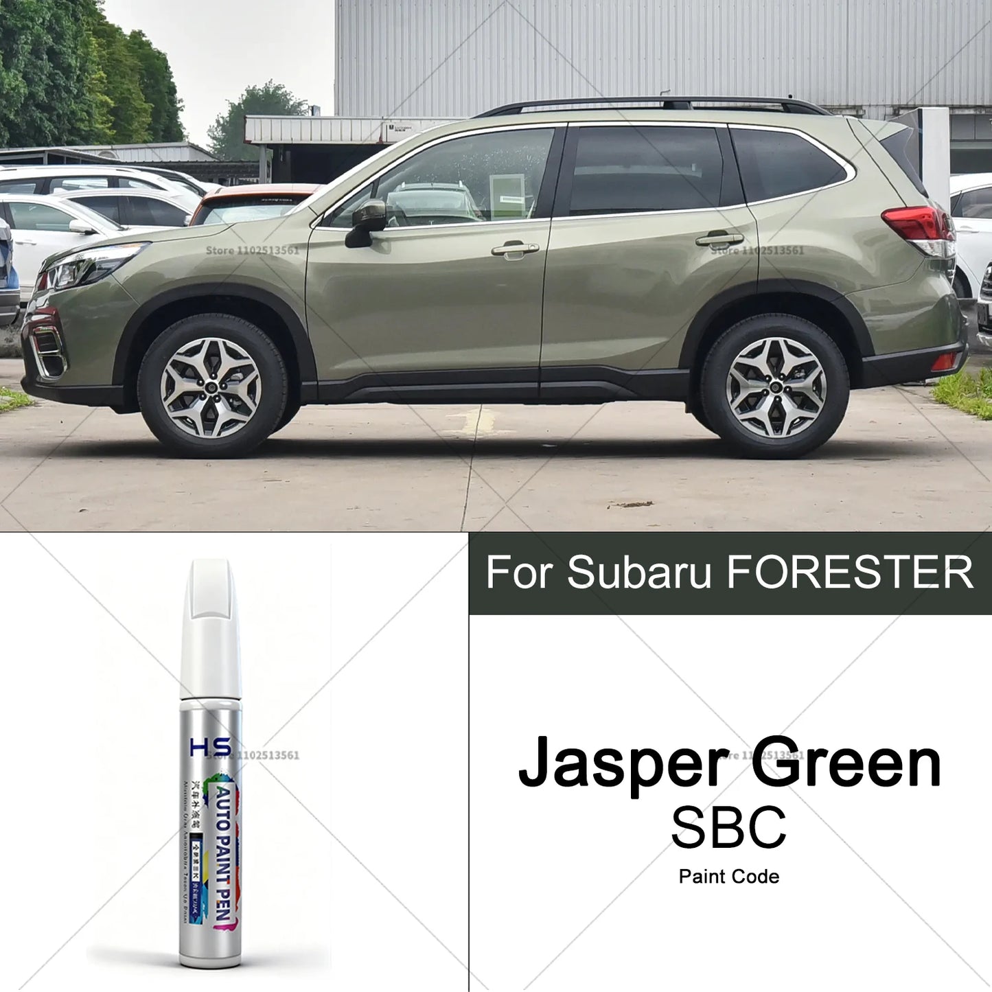 For Subaru Forester Car Paint Repair Pen Touch Up Scratch Remover DIY Auto Accessories Black White Blue Red Silver Bronze Green