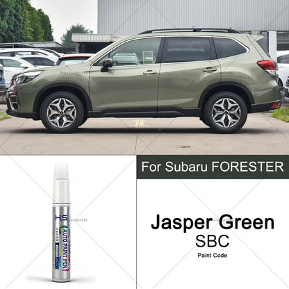 For Subaru Forester Car Paint Repair Pen Touch Up Scratch Remover DIY Auto Accessories Black White Blue Red Silver Bronze Green