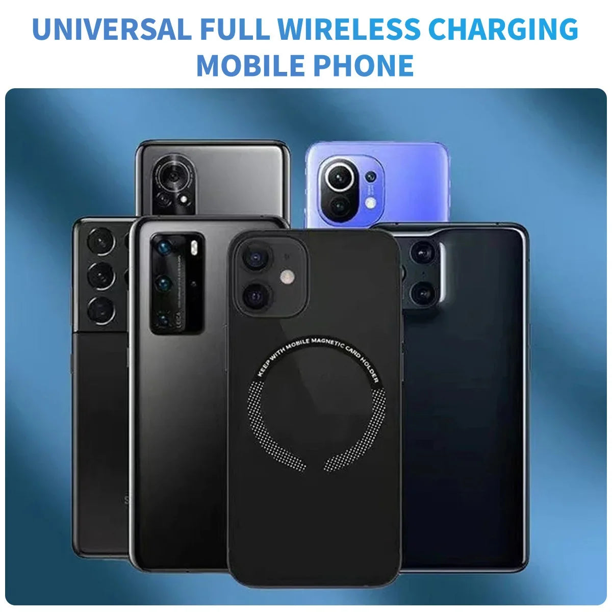 1PC/3PC/5PC Stainless Steel Universal Magnetic Metal Plate Ring For Magsafe Wireless Charger Iron Sheet Sticker Car Phone Holder