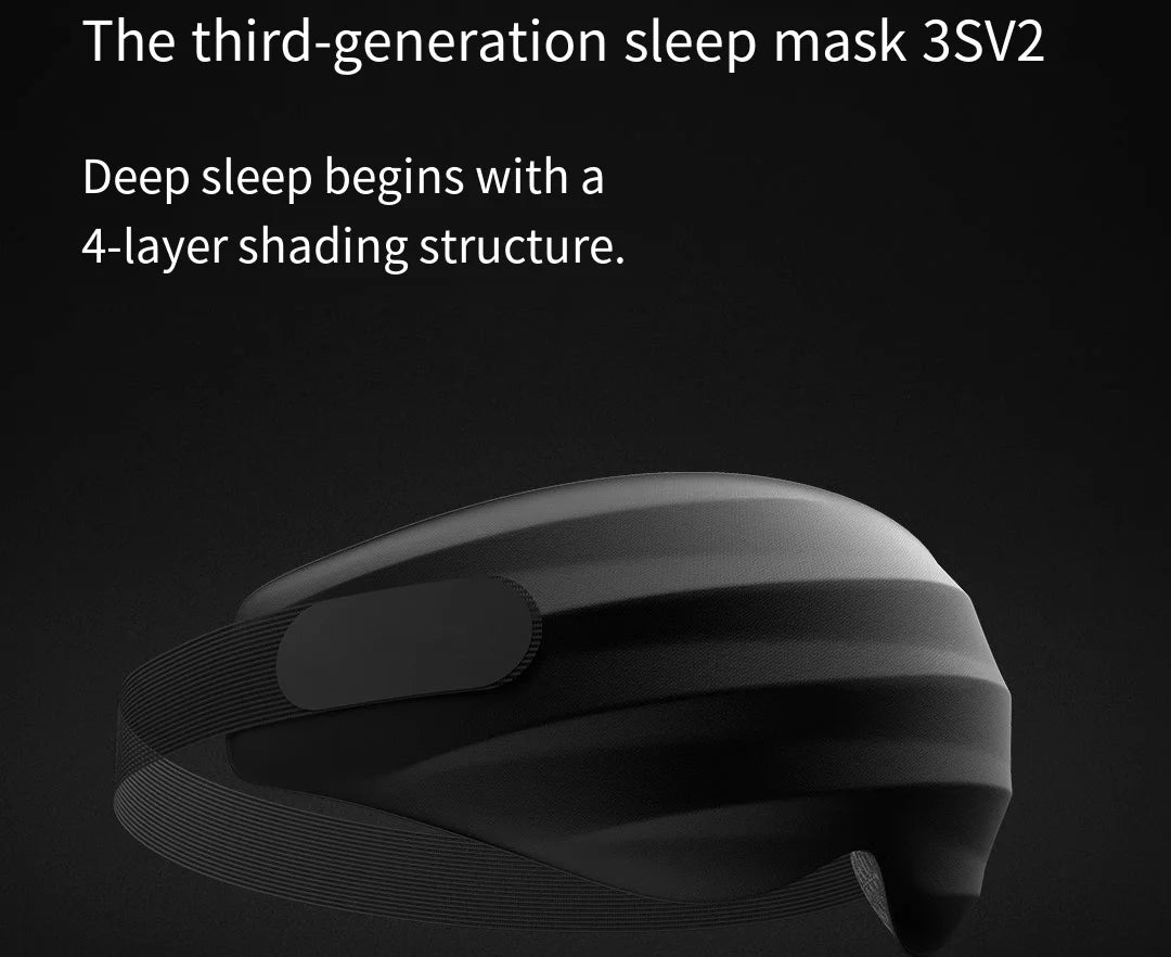 HOMEFISH Eye Mask Sleep 3D Stereoscopic Sleep Aid for Men Women Adult Portable For Sleeping Block Out Light Eye Mask Travel