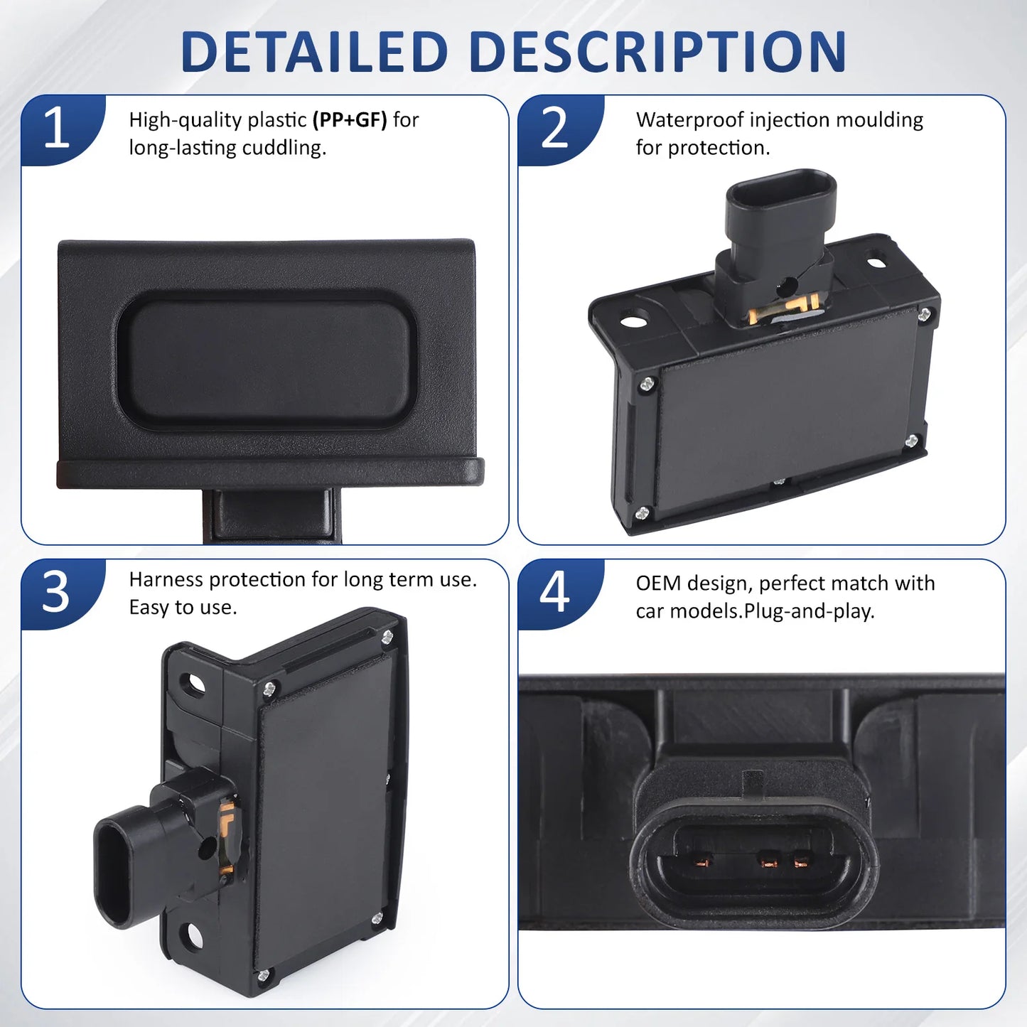 Liftgate Tailgate Button Switch For 2007-2009 Chevrolet Equinox Buick Rendezvous 2003-2007 Pontiac Torrent OE 730-76461 10322831