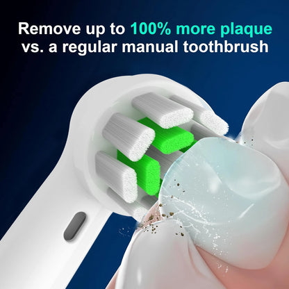 4/8/12/16pcs Replacement Brush Heads Compatible with Oral B IO 2/3/4/5/6/7/8/9/10 Electric Toothbrush Heads
