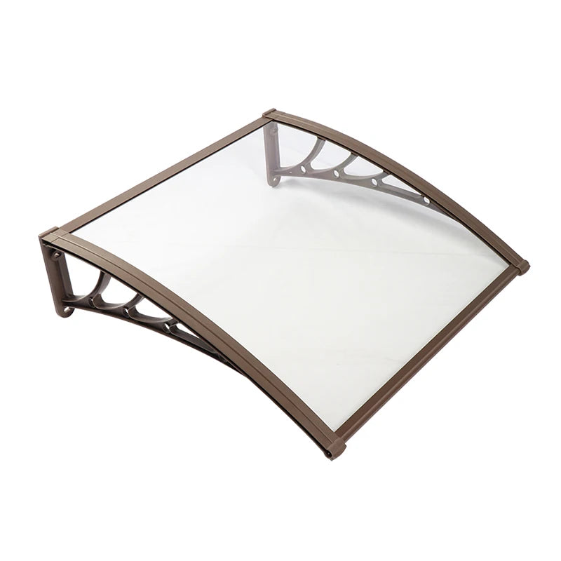 Window Awning Door Canopy 60x60 80x80 60x100 Window Awning Overhead Modern Polycarbonate Cover Outdoor Front Porch Patio Canopy