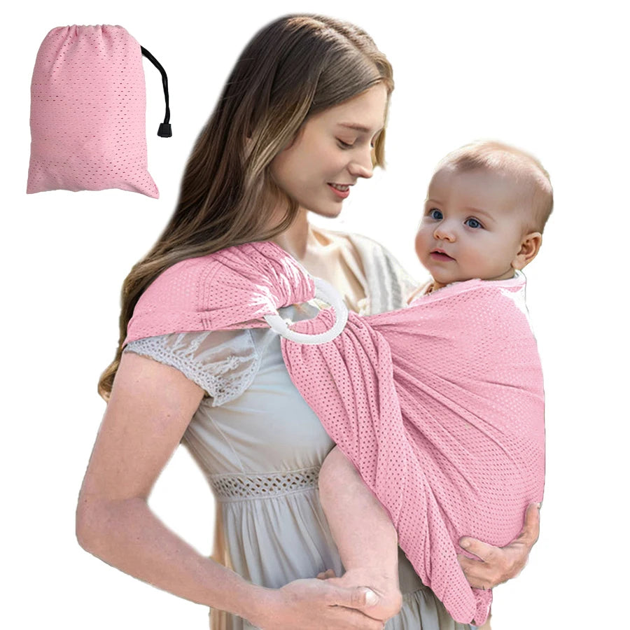 Ergonomic Sears Double-Ring Baby Carrier Adjustable Front-Facing Mesh Breathable Child Outing Backpacker Infant Carrier Straps