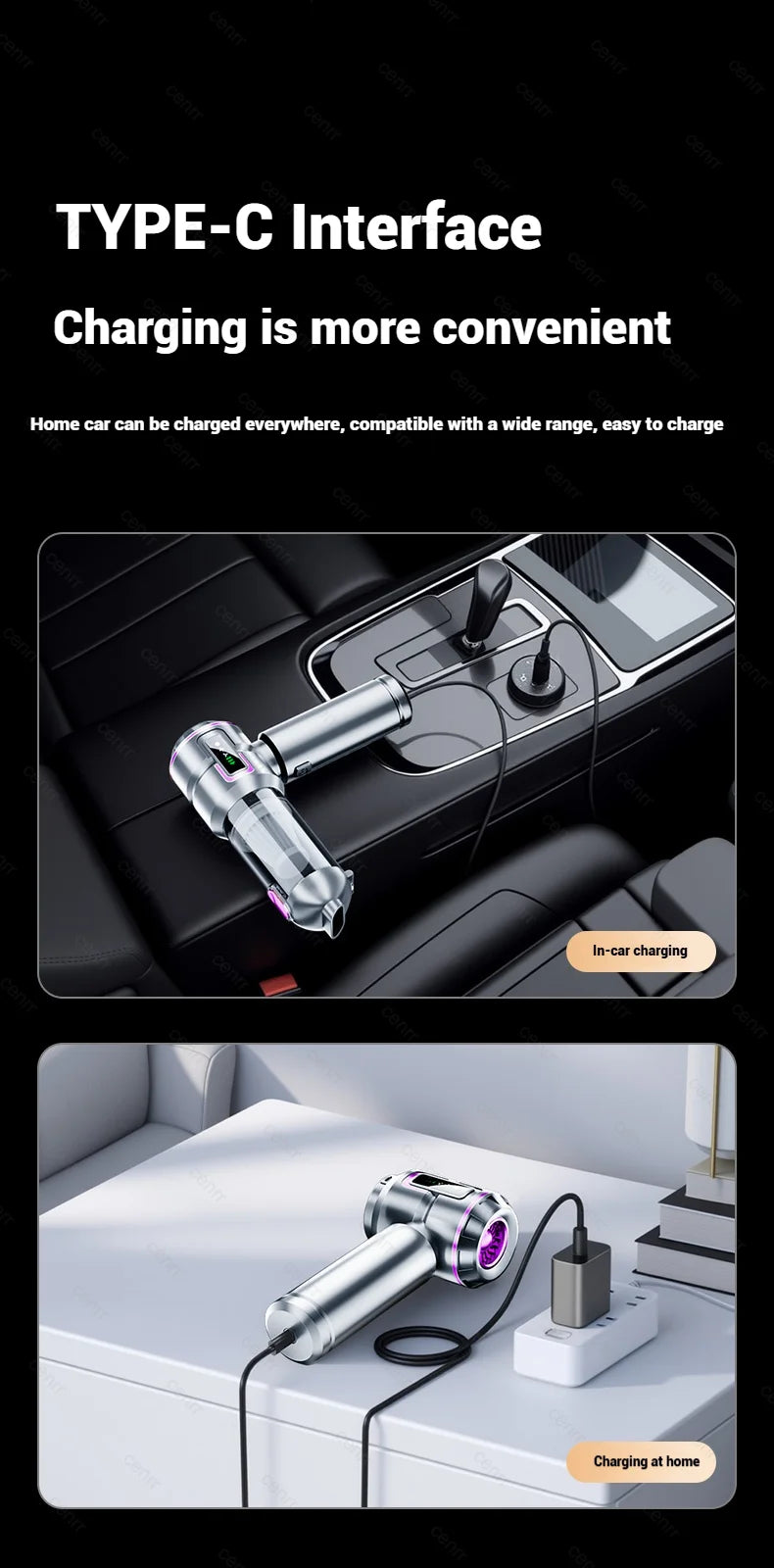 Car Vacuum Cleaner Mini Powerful 998000PA Portable Home Appliance Handheld Blower  Vacuum Cleaner for Car Cleaner