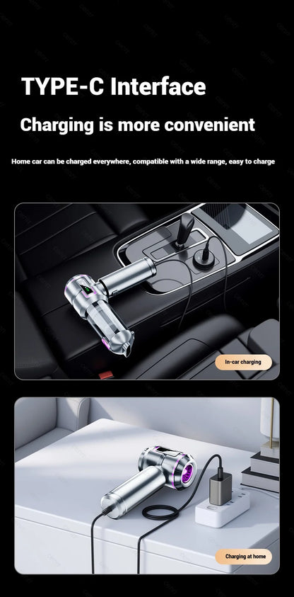 Car Vacuum Cleaner Mini Powerful 998000PA Portable Home Appliance Handheld Blower  Vacuum Cleaner for Car Cleaner