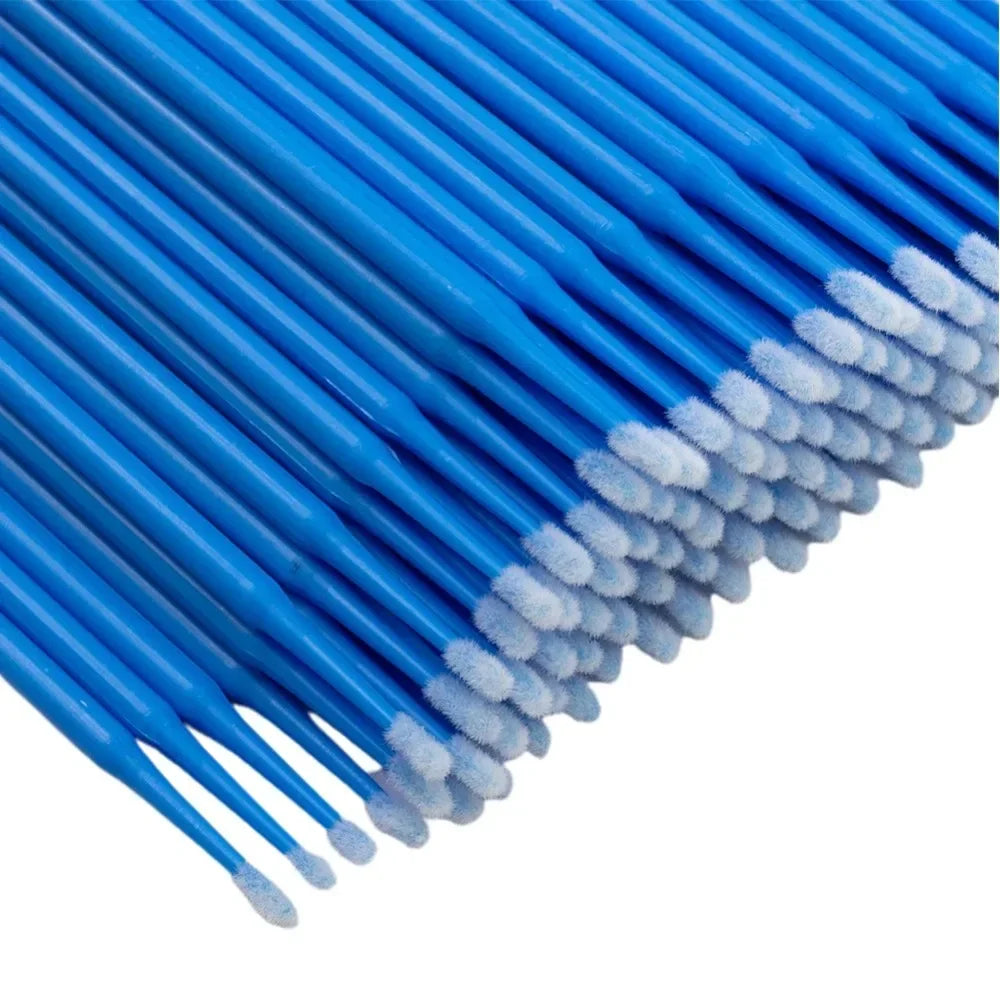 100 Pieces Car Maintenance Micro Brush - Disposable Paint Touch-Up Brush Small Tip for Auto Detailing Accessories