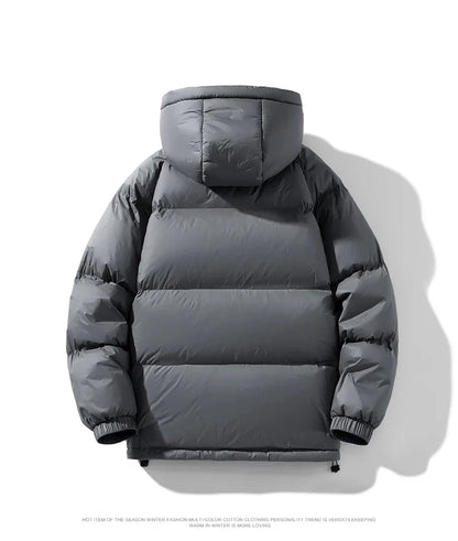 2025 Winter Hooded Men's 90% White Duck Down coat fashion warm Down Jackets casual winter Men thicken winter Jacket size M-4XL