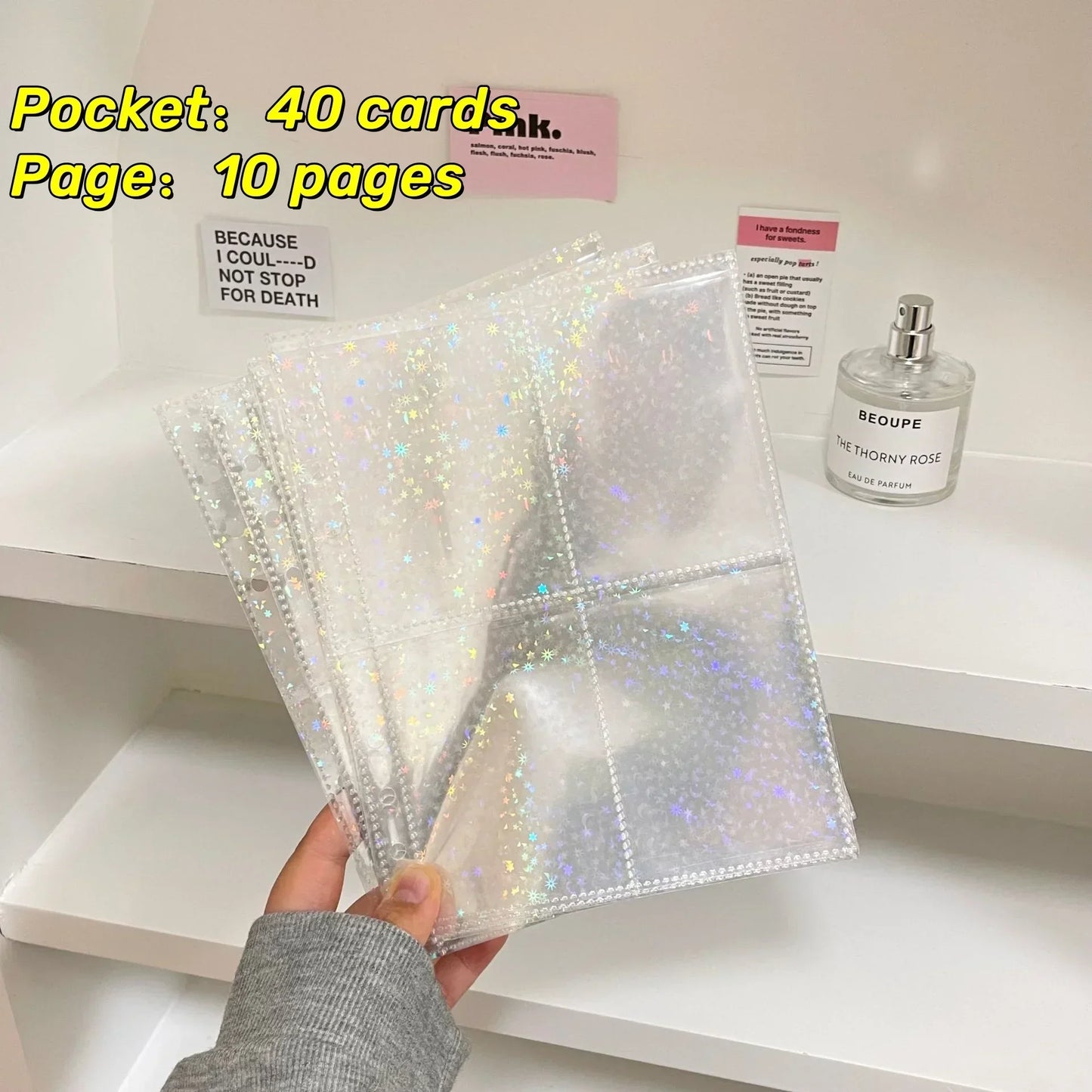 10pcs A5 Kpop Loose-leaf Collect Book Photo Cards Album Inlay Idol Card Collect Book Inner Page Stationery Birthday Gift포토카드 바인더