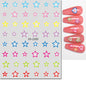 3d Nail Art Stickers Red Black White Love Hearts Stars Clouds French Full Tips Adhesive Nail Decals Slider For Manicure