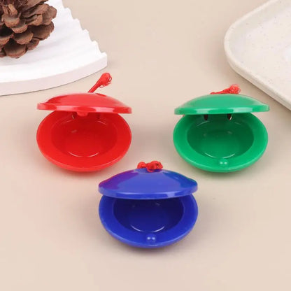 3/5/15/25Pcs Plastic Music Castanets Orff Instruments Festival Party Entertainment Prop Percussion Instrument Rhythm Cultivation
