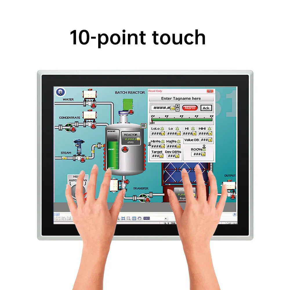8~21.5 inch Aio Touch Industrial Screen IP65 Touch Screen integrated pc,Aio Industrial Embedded Panel PC TouchScreen Monitor