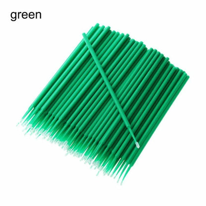 100 Pieces Car Maintenance Micro Brush - Disposable Paint Touch-Up Brush Small Tip for Auto Detailing Accessories