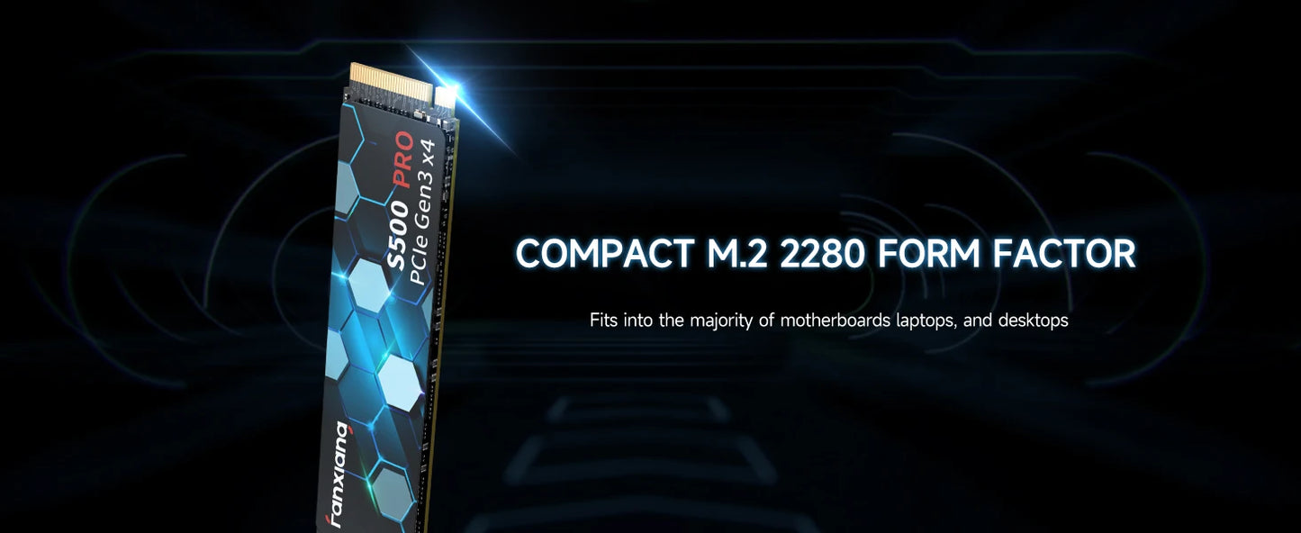 Fanxiang M.2 SSD Hard Disk 1TB 2TB 3500MB/s NVMe M2 SSD 512GB PCIe 3.0 Internal Solid State Drive EU US Local Delivery S500 Pro