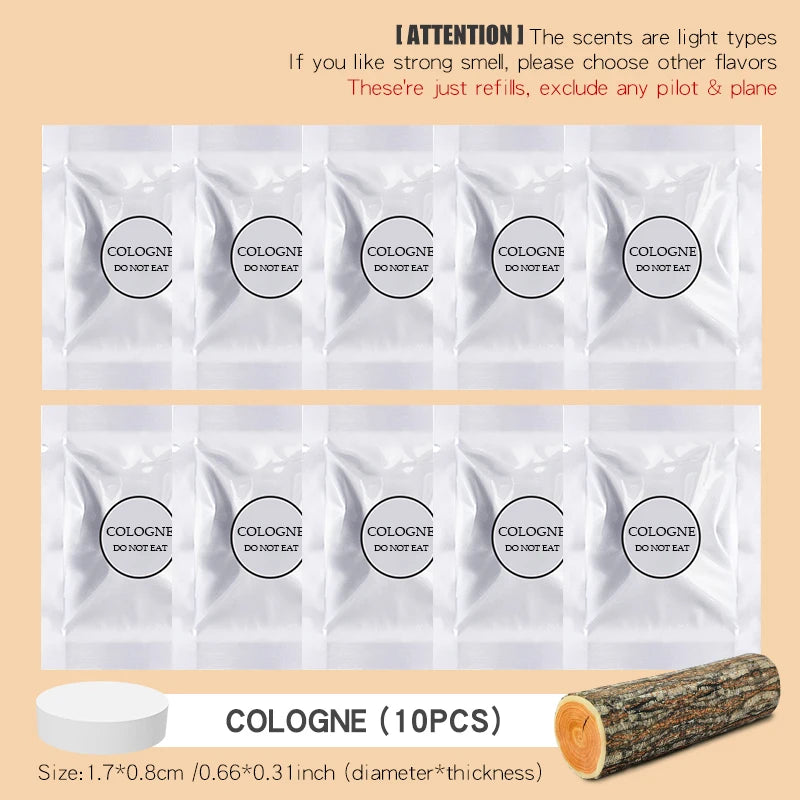 Just Refills!exclude any plane/pilot dog bear car air freshener replacement tablets fragrance pods aroma supplement perfume pads