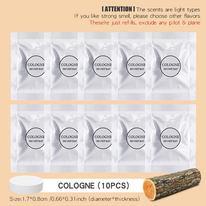 Just Refills!exclude any plane/pilot dog bear car air freshener replacement tablets fragrance pods aroma supplement perfume pads