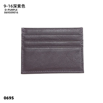 Custom Company Logo Cowhide Card Holder Woman Man Fashion Slim Mini Card Bag Genuine Leather Engrave Name Luxury Casual Purse