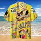 2025 Cold Ice Cream Hawaii Shirt Unisex 3D Printed Funny Popsicle Aloha Shirts Summer Short Sleeve Beach Lapel Blouse Tops