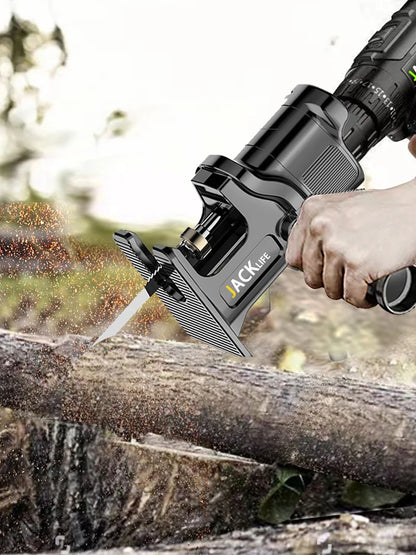 JANGKLIFE Screwdriver Conversion Head, Electric Drill to Electric Saw, Household Reciprocating Saw, Multifunctional, Wood Tools