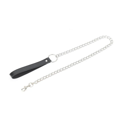 Bondage Restraint Kit Adjustable Collar & Wrist Cuffs Durable PU Leather Fetish Play Set for Adult Couples
