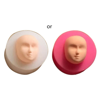 Elf silicone Q version face face mold ultra-light clay soft pottery face mold bjd silicone fairy ears baby face