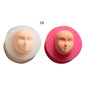Elf silicone Q version face face mold ultra-light clay soft pottery face mold bjd silicone fairy ears baby face
