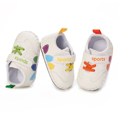 White Baby Shoes Casual Fashion Christening Baptismal FirstWalker Gentleman Baby Boy Shoes Sneakers