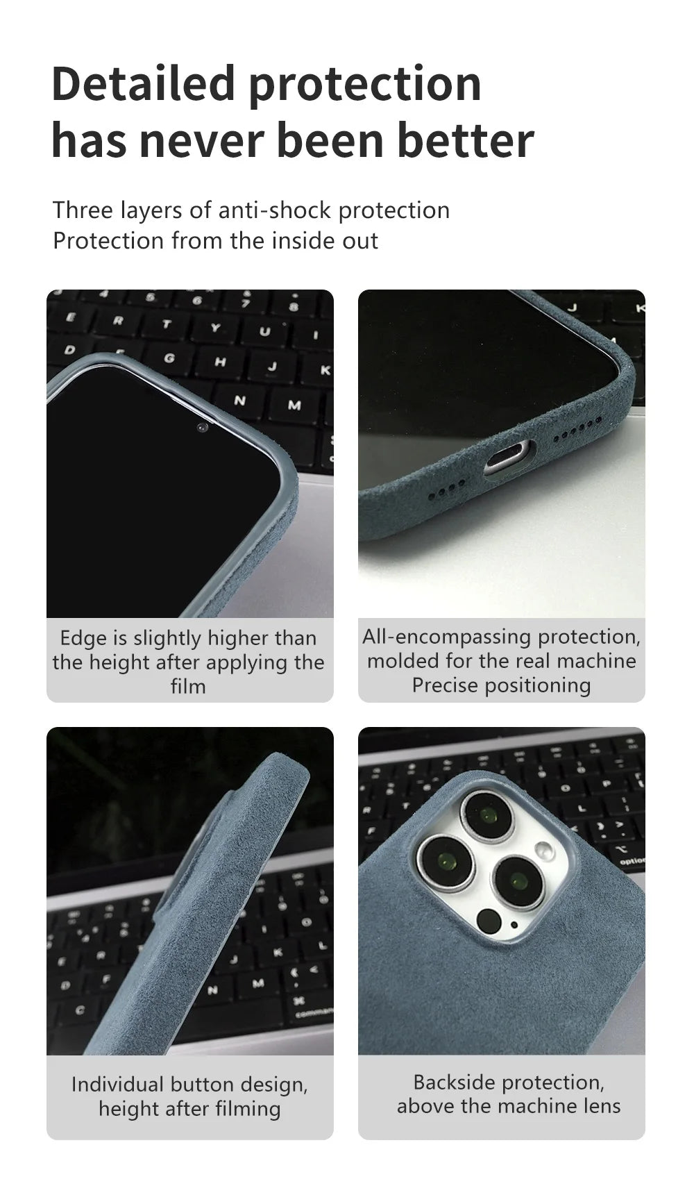 Full Coverage Magnetic Case For IPhone16 Pro 17 15 14 13 12 for ALCANTARA Magsafe Artificial Leather Supercar Suede Phone Cover