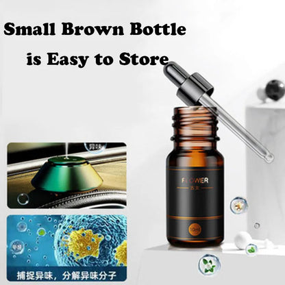 3 Bottles 10ml Essential Oil Car Perfume Air Freshener Refill Smell Fragrance Aroma Diffuser Plant Essential Oil for Humidifie