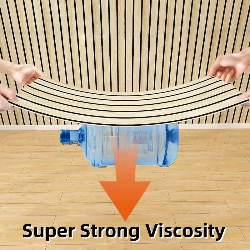 Thick Wood Grain Self-adhesive Wall Sticker Waterproof for Home Decortion Peel and Stick Foam Wallpaper Bedroom Living Room
