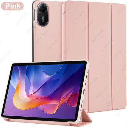 Silicone Case for Redmi Pad 2 2025 11 Inch, Lightweight Protective Case with Stand Functio and Auto Sleep/Wake Function