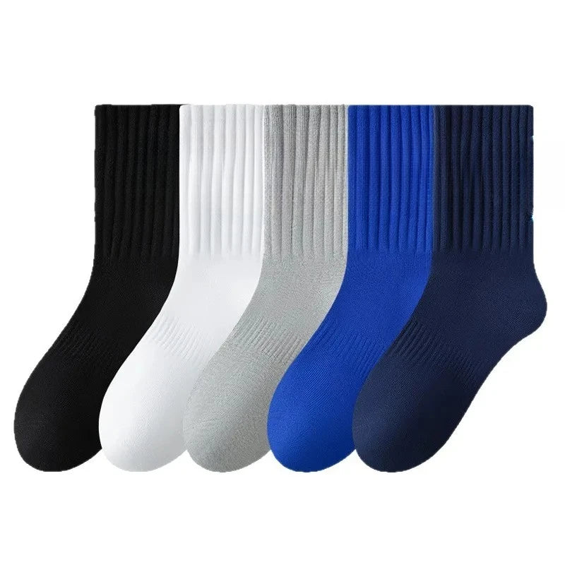 Socks pure cotton anti-odor Suitable for all seasons stockings100% Xinjiang cotton youth students large size basketball sock