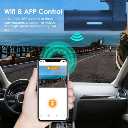 1080P wifi USB MINI Coche Inteligente Conectado a Alimentar DVR Dash Cámara Grabadora De Vídeo De Visión Nocturna