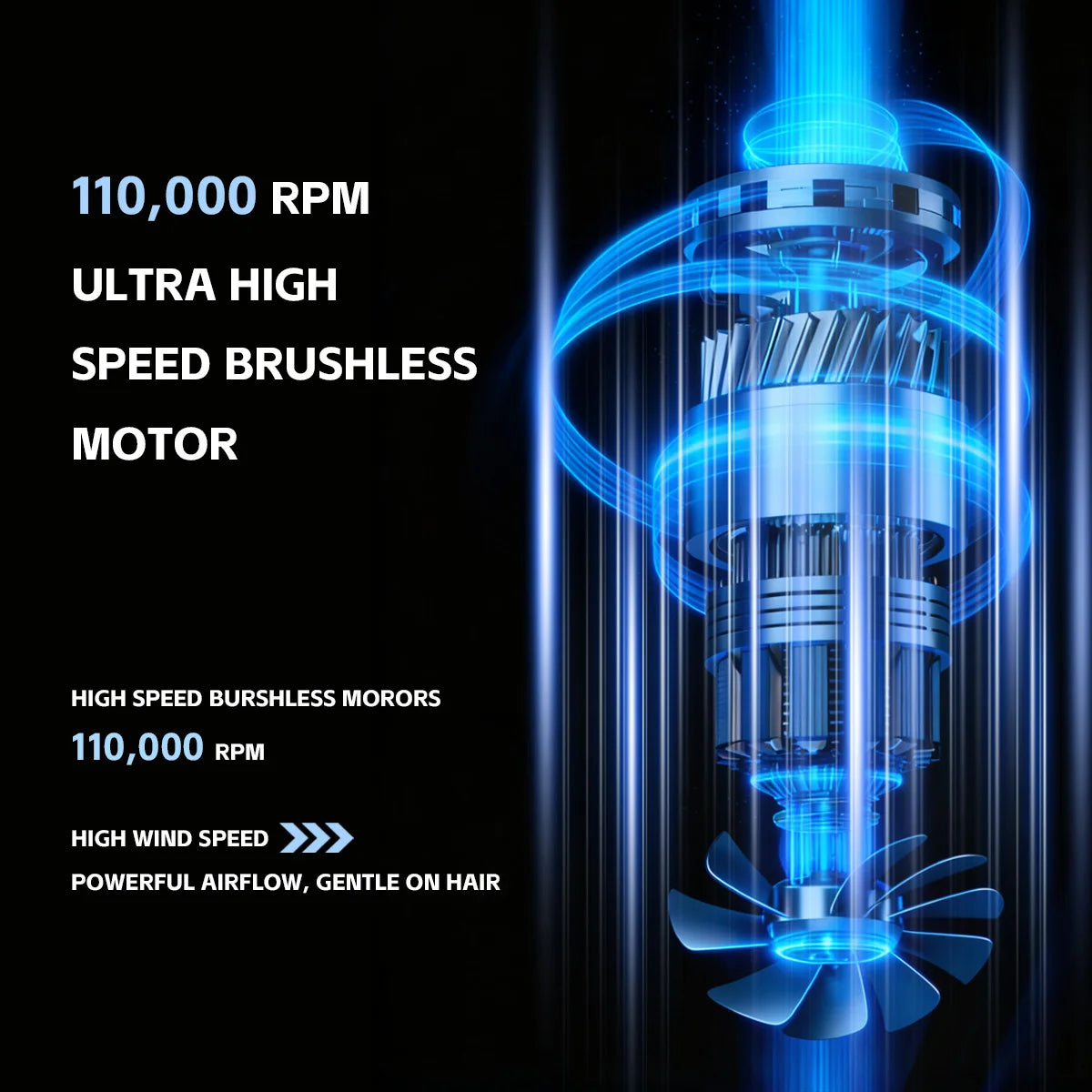 VGR Hair Dryer Professional Powerful Hair Dryer Low Noise Blow Dryer Leafless Electric Hair Blower Barber Salon Tools V-640HD