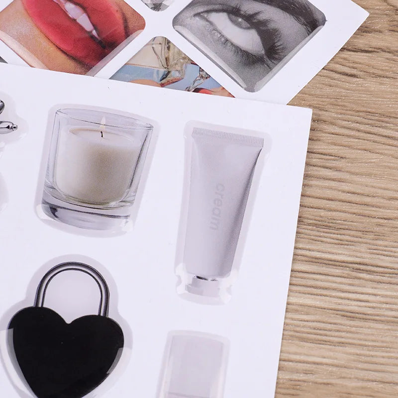 3D phone case dome epoxy sticker custom resin label popular decorative cute crystal gel logo jelly DlY raised personalized shape