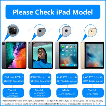 2026 M4 For iPad 11th/10/9/8/7 Gen Case Air 11 5/4 Pro 13 12.9 11 Case 2024 iPad 9th Generation Case 10.2 Mini 6 Pencil Holder