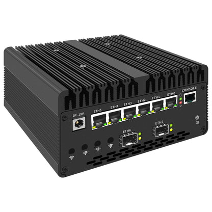 Topton Solid Firewall Mini PC Ultra 9 185H 7 155H 4x/2x 10G SFP 6*2.5G LAN Intel VPro Thunderbolt 4 2xNVMe Proxmox Home Server