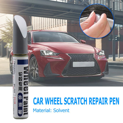 12mL Car Paint Scratch Repair Pen Wheel Spoke Rim Paint Marker Pen Brush Paint