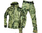 Winter Soft Shell Mens Tactical Set Outdoor Windproof Waterproof Warm Combat Suit Multi Pocket Thickened Camo Hunting Uniform