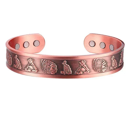 Pure Copper Magnetic Bracelet Men Arthritis Adjustable Magnets Women Cuff Therapy Health Energy Bangles Dropshipping / Wholesale
