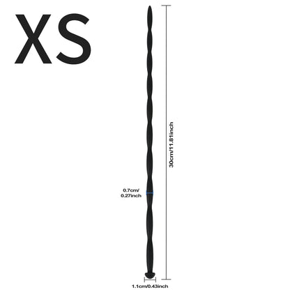 5 Sizes Soft Silicone Urethral Dilator Horse Eye Stick Penis Rod Male Masturbation Blockage Stimulator Catheter Sex Toys for Men