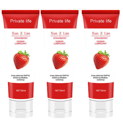 Fruit Water-Soluble Lubricantion Water Based Gel Lubricats Sex intimate For Adults Men Women Gay body Sexy Strawberry Fragrance