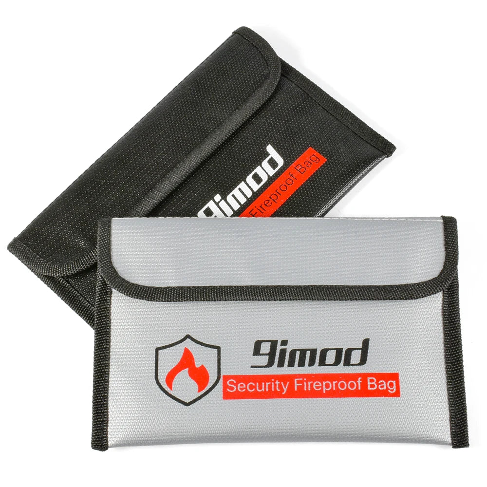 Lipo Guard Safety Bag Fireproof Explosion-Proof Portable Lipo Safety Bag 215*115*155mm for RC FPV Racing Drone Car Battery Safe
