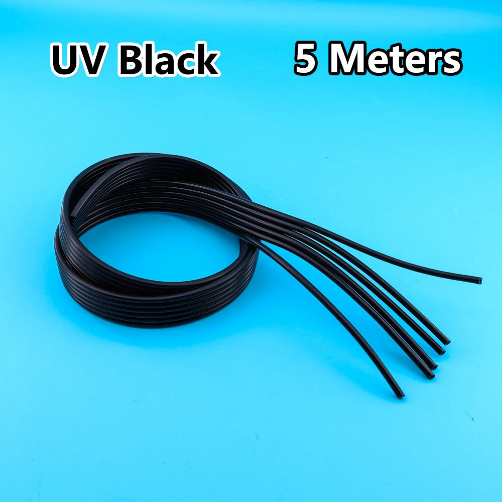 DTF UV Inkjet Printer Ink Tube 4*2mm 6 Rows CISS System Soft Pipe Silicone Corrosion Resisted Material Flexible Ink Hose Pipe