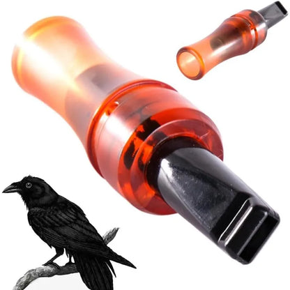 Portable Crow Bird Whistle with Realistic Sound Imitation Crow Call Decoy to Attract Crows Imitation Bird Whistle for Outdoor