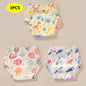 Newborn Training Pants Baby Shorts Solid Color Washable Underwear BABY Boy Girl Cloth Diapers Reusable Nappies Infant Panties