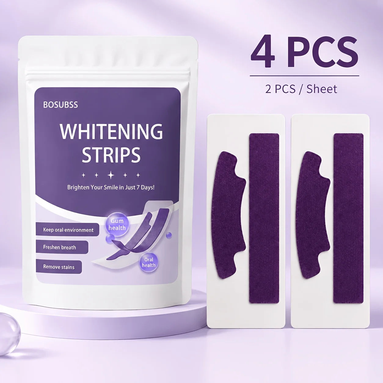 16/8/4pcsWhitening Strips for Teeth, At-Home Smile Care Strips, Easy-Use Oral Beauty Strips for Daily Routine, Bright Smile Appe